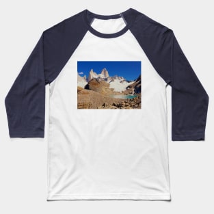 Lago Los Tres Patagonia Baseball T-Shirt